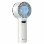 YESIDO YF18 Semiconductor Cooling Handheld Fan 100 Speeds LCD Display Rechargeable Fan - mymemorylk.com