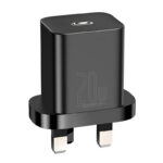 Baseus 20W Super Si Quick Charger 1C UK Black - CCSUP-K01