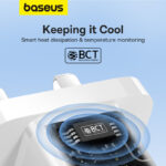 Baseus 30W USB-C GaN5 Mini Fast Charger Moon White - P10110906213-00