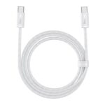 Baseus, Dynamic Series, USB-C to USB-C, 100W, 2m, Fast Charging, Power Delivery, White, Long Cable, High Current Cable, Durable, Quick Charge, Baseus CALD000302 - mymemorylk.com