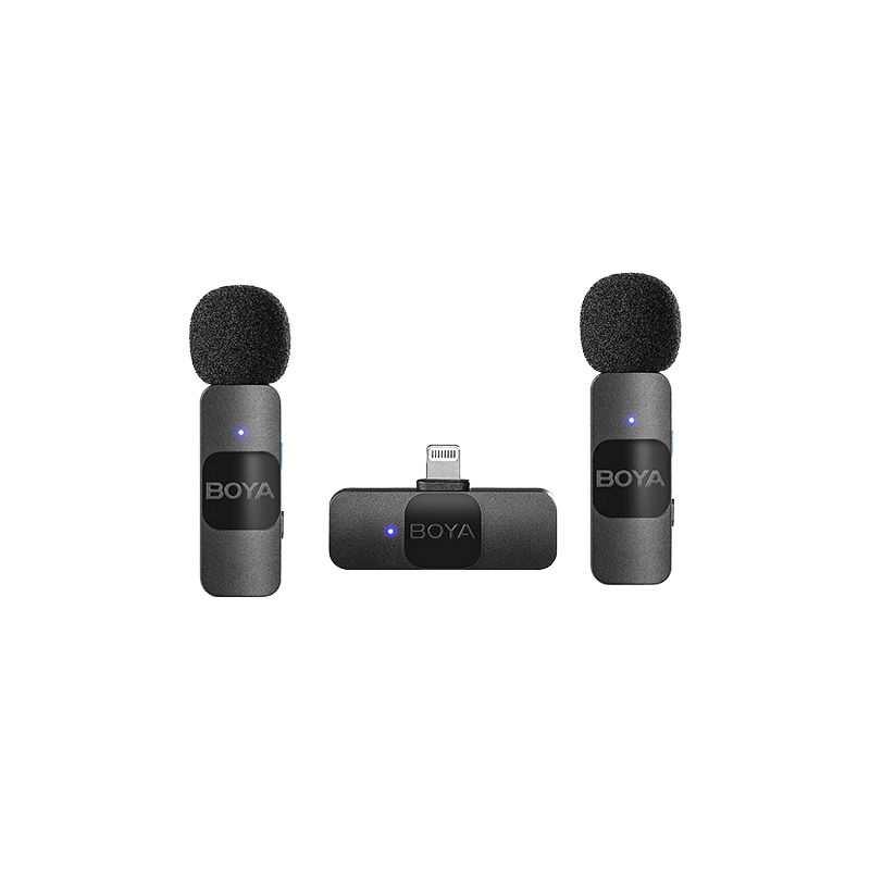 BOYA BY‑V2 Ultra‑Compact 2.4 GHz Dual Wireless Microphone MY MEMORY BOYA BY‑V2 Ultra‑Compact 2.4 GHz Dual Wireless Microphone - mymemorylk.com