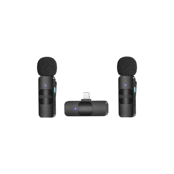 BOYA BY‑V2 Ultra‑Compact 2.4 GHz Dual Wireless Microphone - mymemorylk.com