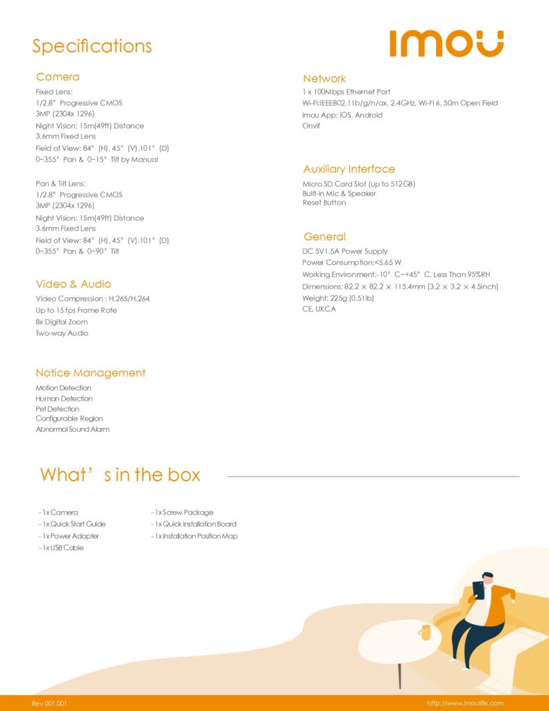 IMOU Ranger Dual (3 MP + 3 MP) Dual Lens PT Camera - mymemorylk.com