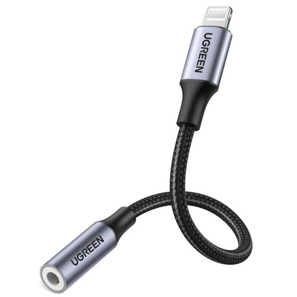 UGREEN Lightning to 3.5mm Adapter Apple MFi Certified - US211 - mymemorylk.com