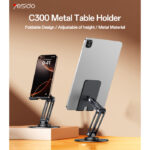Yesido C300 360 Rotating Base Foldable Design Adjustable of Height Table Phone Holder - mymemorylk.com
