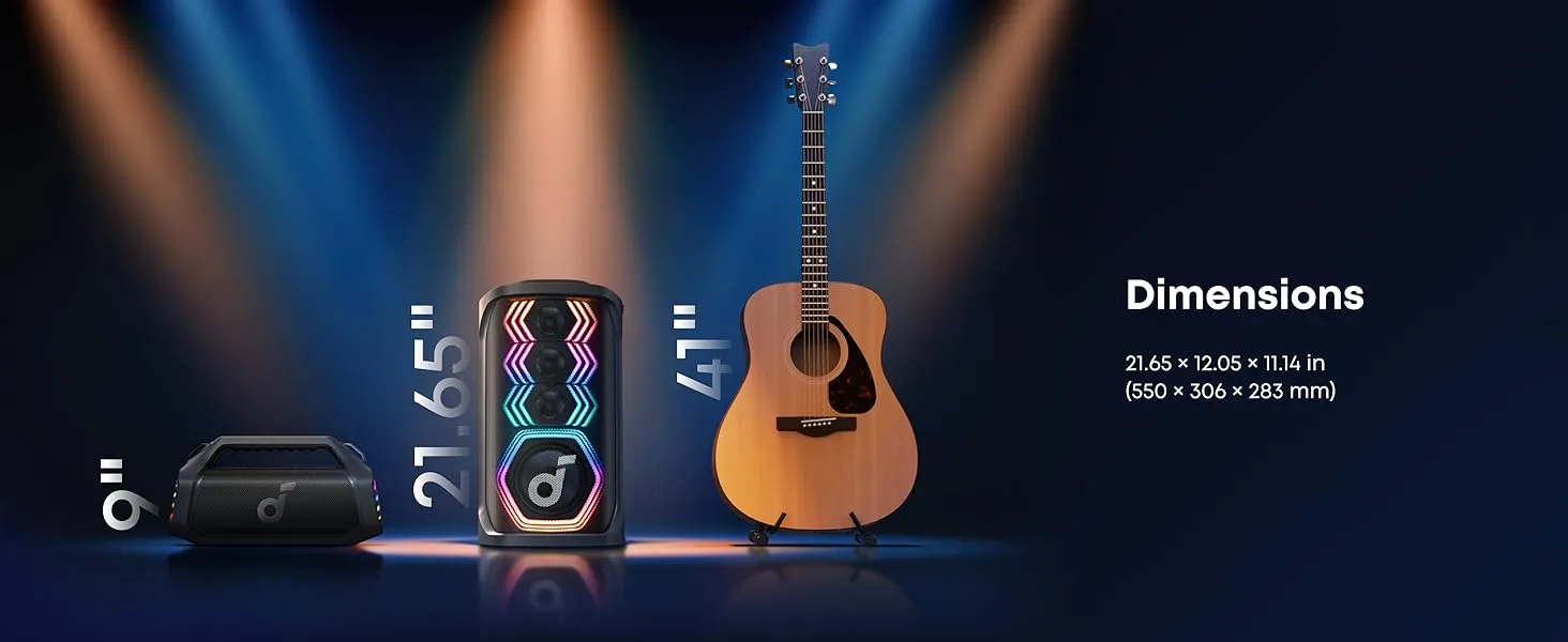 Anker Soundcore Rave 3S Portable Bluetooth Speaker with 2 Mic mymemorylk_com (1)