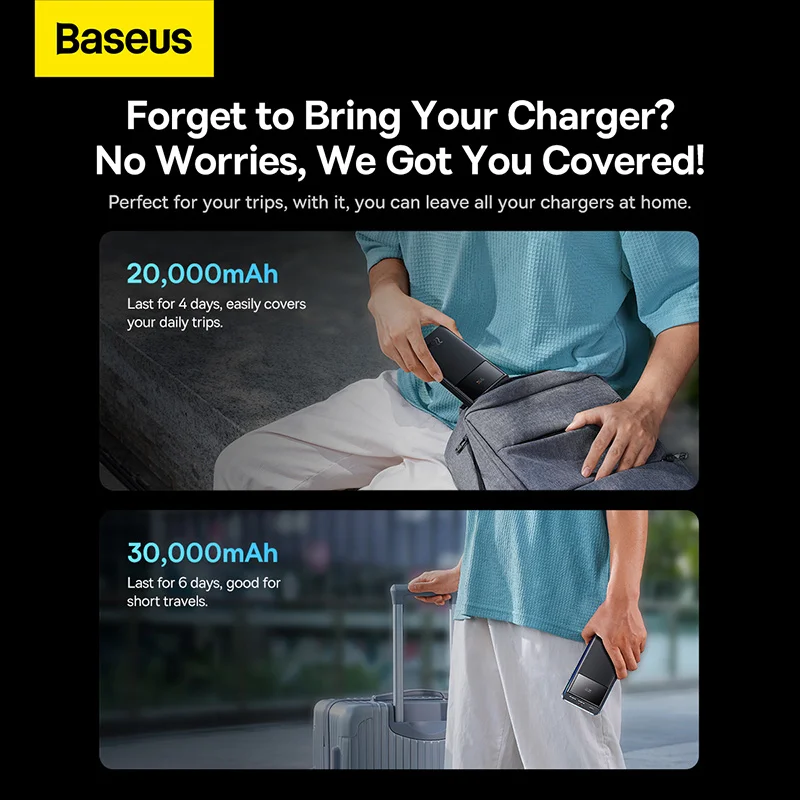 Baseus 30000mAh 22.5W Star-Lord Digital Display Fast Charge Power Bank MY MEMORY Baseus 30000mAh 22.5W Star-Lord Digital Display Fast Charge Power Bank