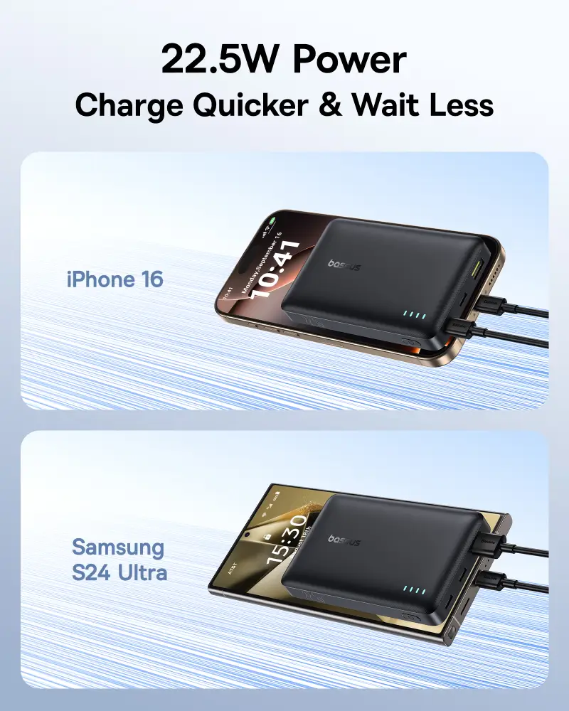 Baseus EnerFill FP21 Power Bank 10000mAh 22.5W Cosmic Black - P1008210D123-00 mymemorylk.com