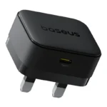 Baseus 20W Palm Fast Charger Type C UK Pin - Cosmic Black