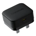 Baseus 20W Palm Fast Charger Type C UK Pin - Cosmic Black