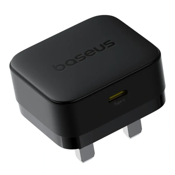 Baseus 20W Palm Fast Charger Type C UK Pin - Cosmic Black