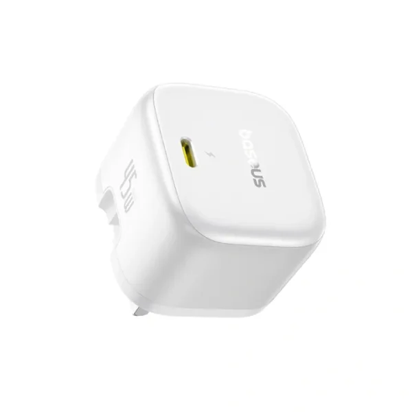 Baseus 45W PicoGo AE11 GaN 6 Type-C Fast Charger – Moon White
