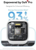 Baseus 45W PicoGo AE11 GaN 6 Type-C Fast Charger – Moon White