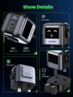 UGREEN 65W UNO RG GaN Fast Charging Adapter – 25686 - Image 3