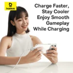 Baseus 1 Meter 20W Titanium Alloy PD Type-C to Lightning Fast Charging Cable – (Galaxy Titanium Gold)