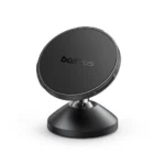 Baseus, Go Trip DC1, Magnetic Car Mount, Small Ears Series, Vertical Phone Holder, Car Accessory, Dashboard Mount, Cosmic Black, Strong Magnet Holder, Car Phone Holder
