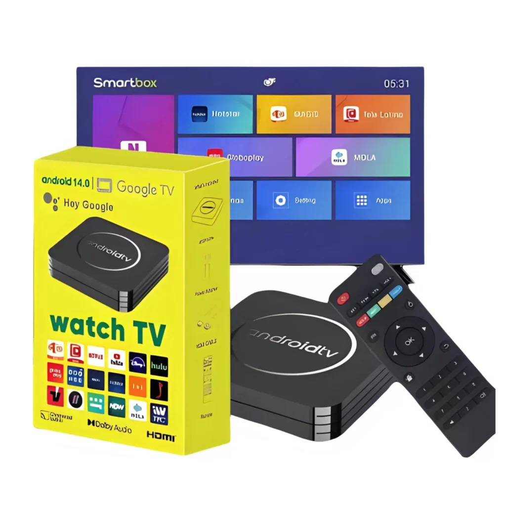Google TV Android 14 +16 Watch Tv Box – A Grade