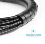 UGREEN Protection Tube DIA 25mm 3 Meter – Black – LP121 – 30819