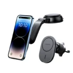 UGREEN CD345 Magnetic Car Holder with Wireless Charger A/C and Dashboard – 15120