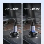 UGREEN EC305 30W Type-C + Usb Dual Port Car Charger – 25845
