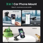 UGREEN LP200 Gravity Phone Holder with Suction Cup – 60990B