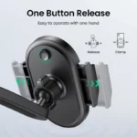 UGREEN LP405 Waterfall-Shaped Suction Cup Car Phone Holder – 20473