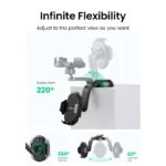 UGREEN LP405 Waterfall-Shaped Suction Cup Car Phone Holder – 20473