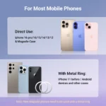 UGREEN LP865 Magnetic 360 Rotatable + Retractable Car Phone Holder Metal – 45577