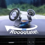 UGREEN LP865 Magnetic 360 Rotatable + Retractable Car Phone Holder Metal – 45577