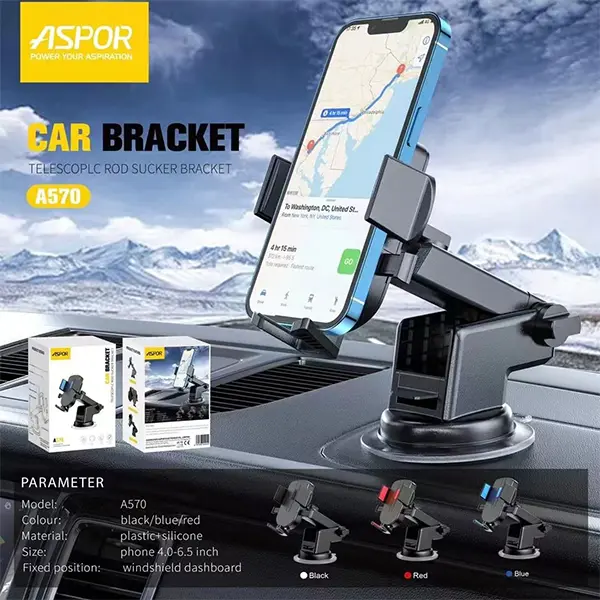 Aspor A570 Mobile Phone Holder Car Bracket MY MEMORY Aspor A570 Mobile Phone Holder Car Bracket