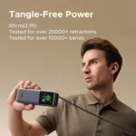UGREEN PB726 20000mAh 165W Power Bank with Retractable Cable 55987B 