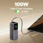 UGREEN PB726 20000mAh 165W Power Bank with Retractable Cable 55987B 