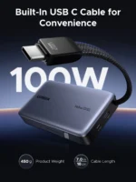 UGREEN PB551 20000mAh 145W Power Bank with Built-in Cable – 55992B