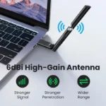UGREEN AC650 High-Gain Dual Band Wireless USB Wi-Fi Adapter - CM496 – 90339 - Image 5