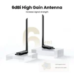 UGREEN AC650 High-Gain Dual Band Wireless USB Wi-Fi Adapter - CM496 – 90339 - Image 4