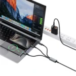 WiWU 1.2m 66W USB A TITAN LINK Series Charging Cable with A-C+M+L Wi-C059
