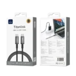 Wiwu WI-C058 Titanlink 240w Type-C To Type-C Cable 1m Gray
