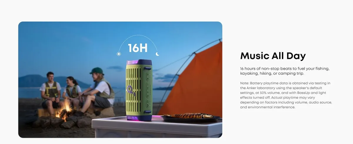 Anker Soundcore Boom 3i Portable Speaker MY MEMORY