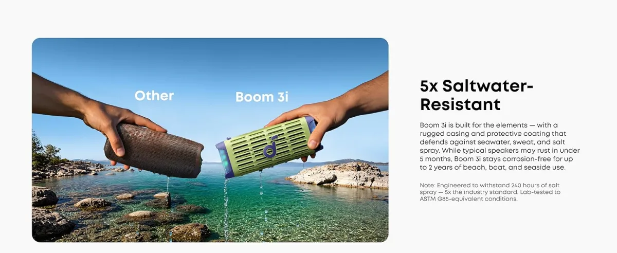 Anker Soundcore Boom 3i Portable Speaker MY MEMORY