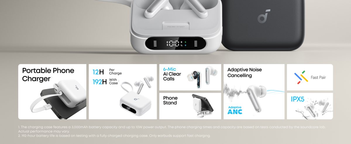 Anker Soundcore P41i Wireless Earbuds with Phone Charger MY MEMORY