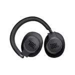 JBL Live 770NC black folded flat showing JBL logo on both ear cups