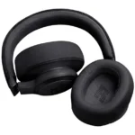 JBL Live 770NC black soft over-ear cushions close up
