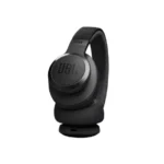 JBL Live 770NC black folded into compact travel size