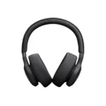 JBL Live 770NC black front view with padded fabric headband